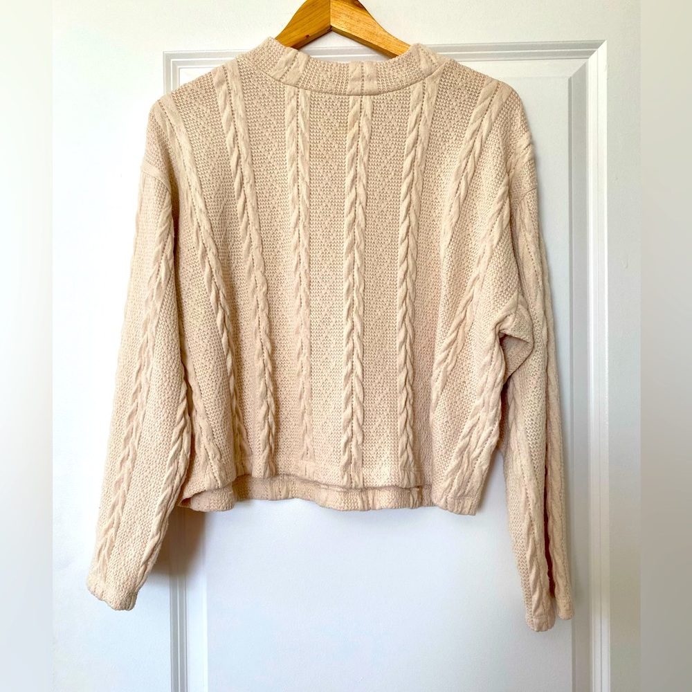 June & Hudson Cropped Sweater - size M